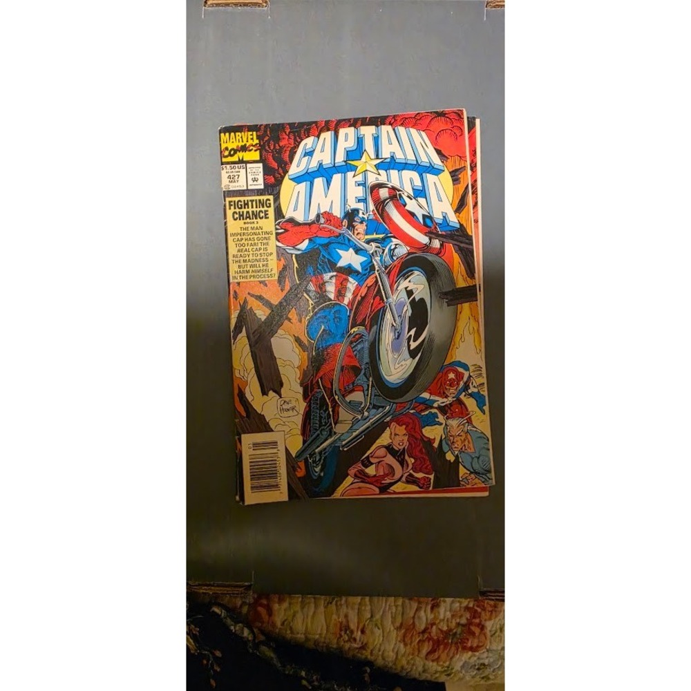 Marvel Comics Captain America 427 Fighting Chance Book 2 May 1994 Copper Age